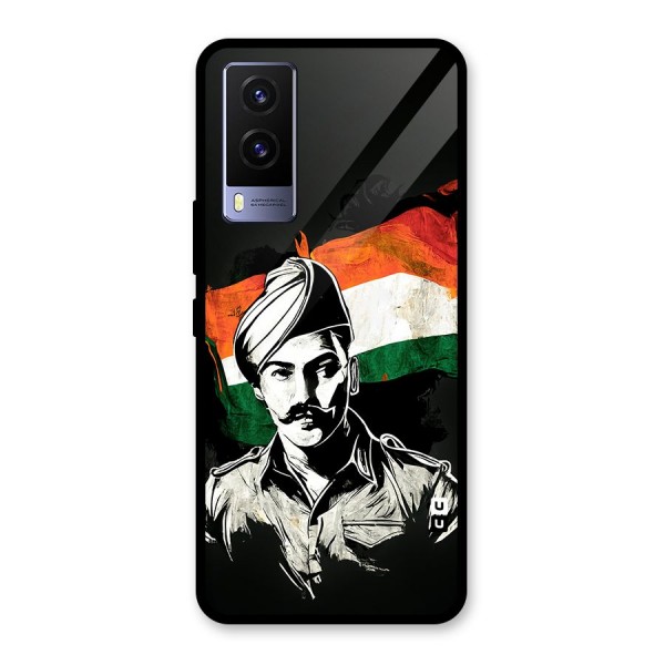 Patriotic Indian Glass Back Case for Vivo V21e 5G