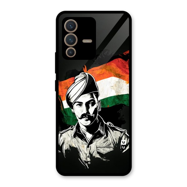 Patriotic Indian Glass Back Case for Vivo V23 5G