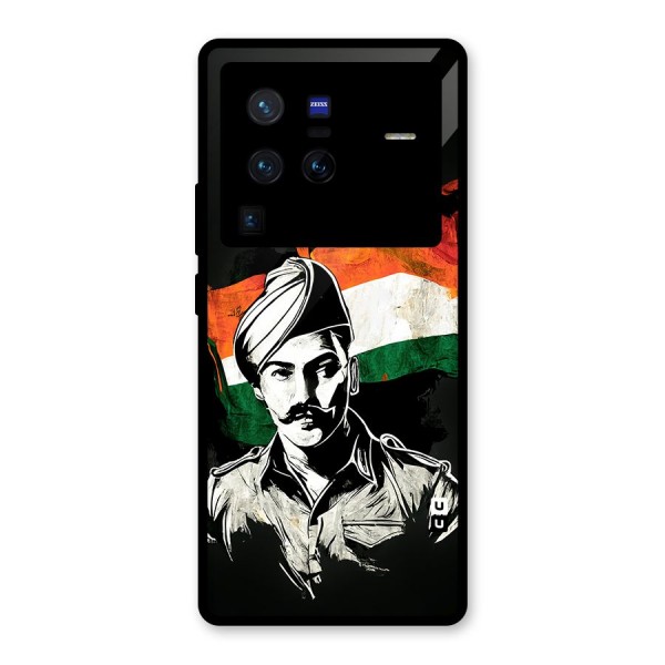 Patriotic Indian Glass Back Case for Vivo X80 Pro