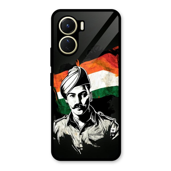 Patriotic Indian Glass Back Case for Vivo Y16