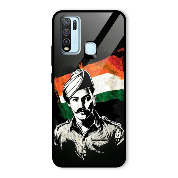 Patriotic Indian Glass Back Case for Vivo Y30