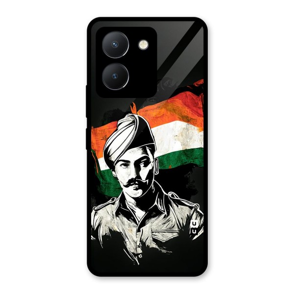 Patriotic Indian Glass Back Case for Vivo Y36