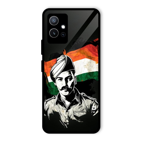 Patriotic Indian Glass Back Case for Vivo Y75 5G