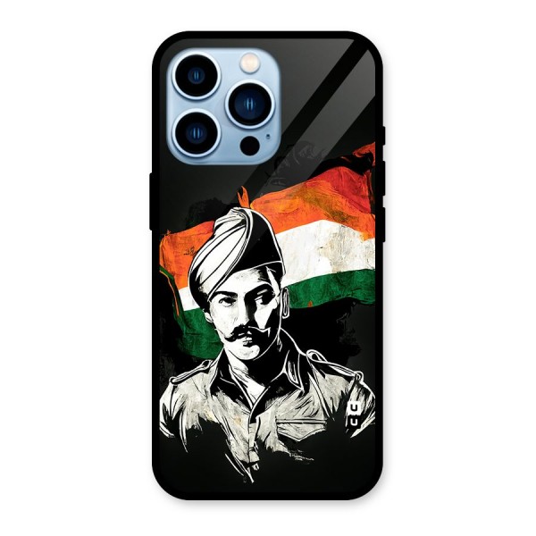 Patriotic Indian Glass Back Case for iPhone 13 Pro