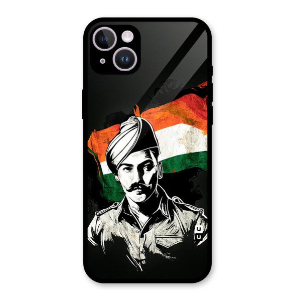 Patriotic Indian Glass Back Case for iPhone 14 Plus