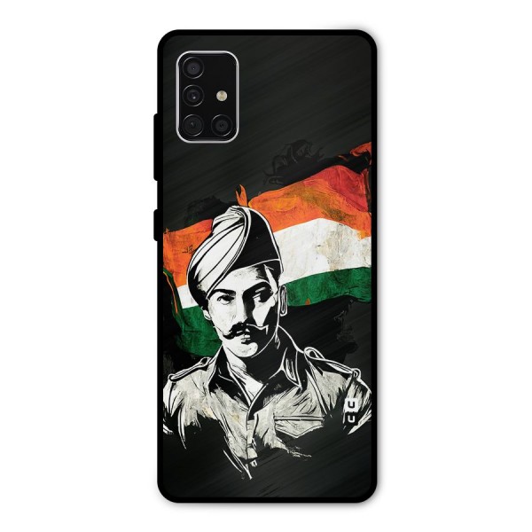 Patriotic Indian Metal Back Case for Galaxy A51