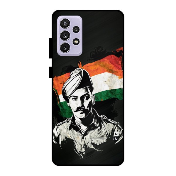 Patriotic Indian Metal Back Case for Galaxy A72