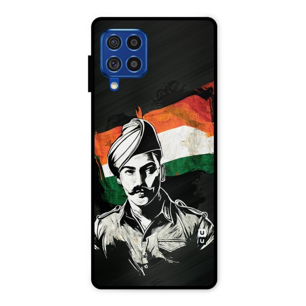 Patriotic Indian Metal Back Case for Galaxy F62