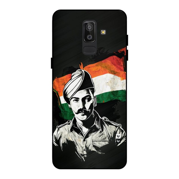 Patriotic Indian Metal Back Case for Galaxy J8