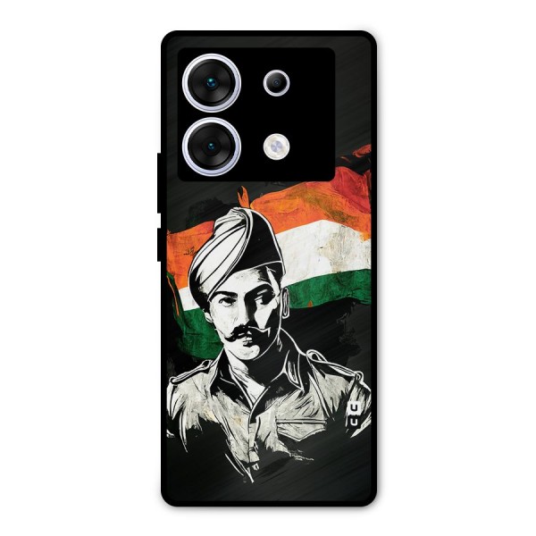 Patriotic Indian Metal Back Case for Infinix Zero 30 5G