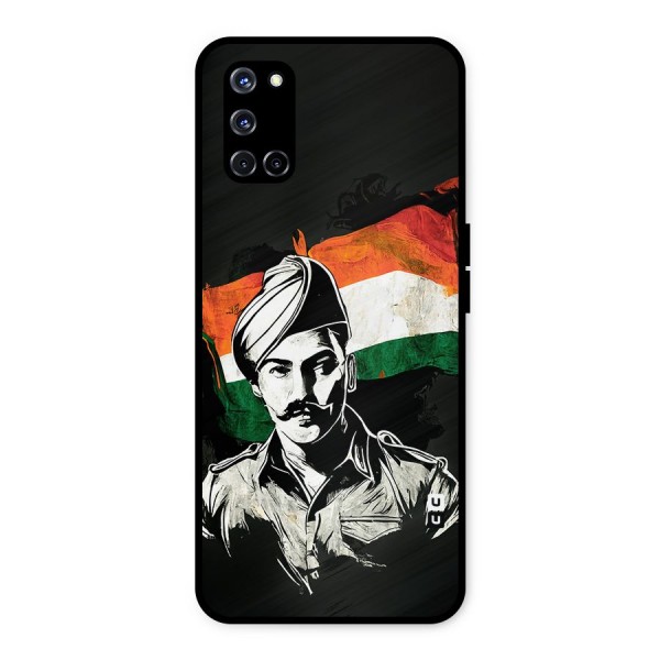 Patriotic Indian Metal Back Case for Oppo A52