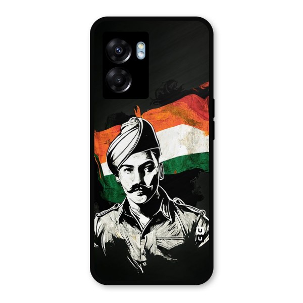 Patriotic Indian Metal Back Case for Oppo K10 (5G)