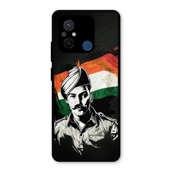 Patriotic Indian Metal Back Case for Poco C55