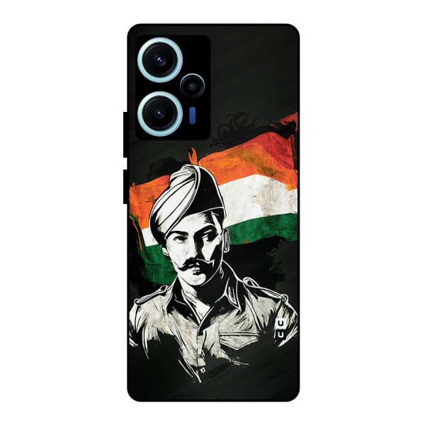 Patriotic Indian Metal Back Case for Poco F5