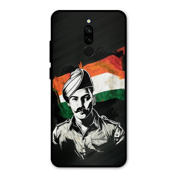 Patriotic Indian Metal Back Case for Redmi 8