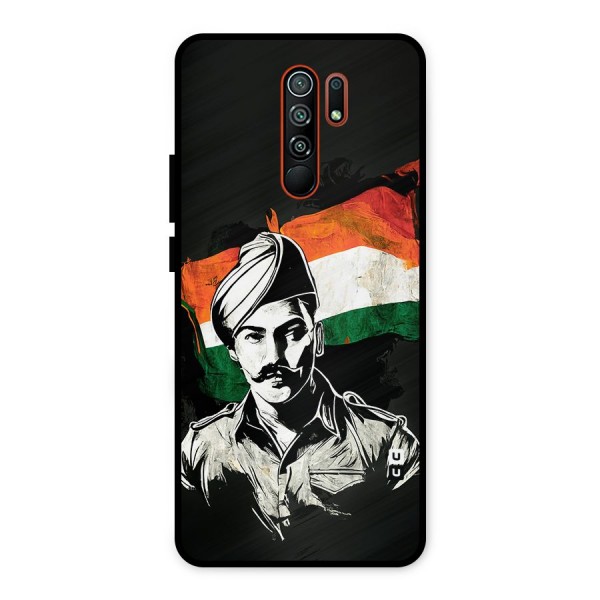 Patriotic Indian Metal Back Case for Redmi 9 Prime