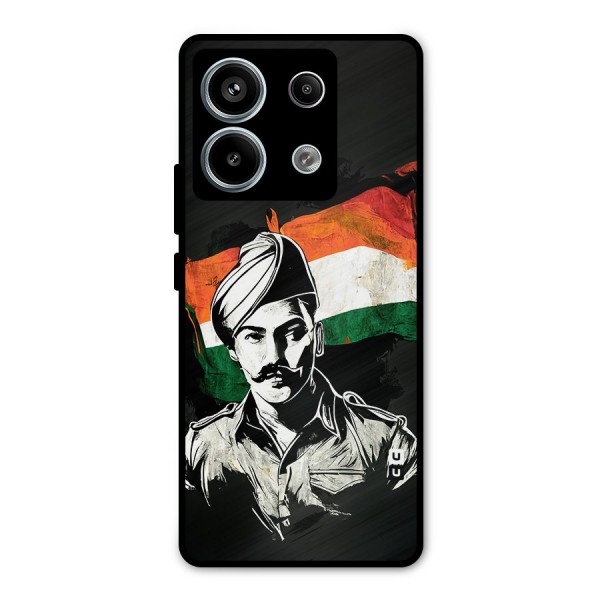 Patriotic Indian Metal Back Case for Redmi Note 13 Pro 5G