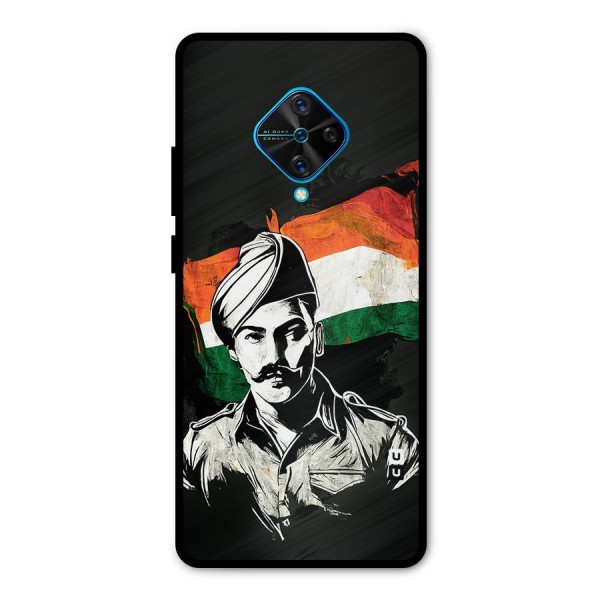 Patriotic Indian Metal Back Case for Vivo S1 Pro