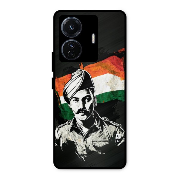 Patriotic Indian Metal Back Case for Vivo T1 Pro