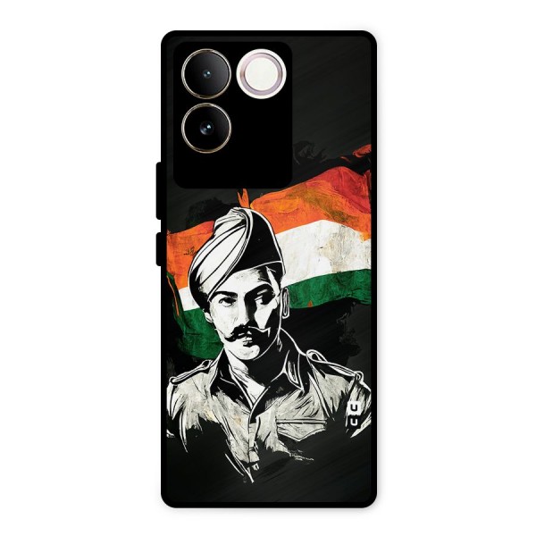 Patriotic Indian Metal Back Case for Vivo T2 Pro