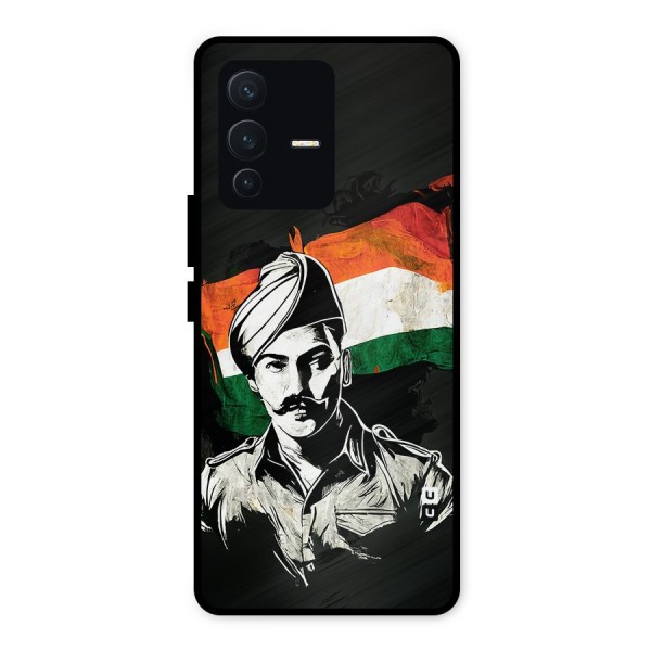 Patriotic Indian Metal Back Case for Vivo V23 5G