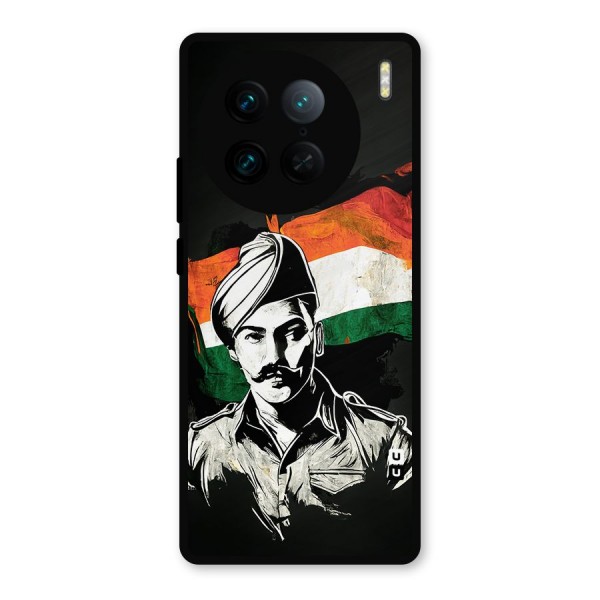 Patriotic Indian Metal Back Case for Vivo X90 Pro