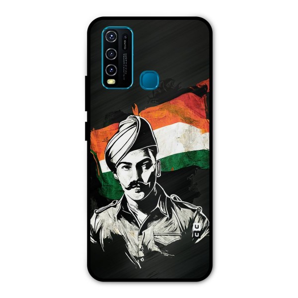 Patriotic Indian Metal Back Case for Vivo Y30