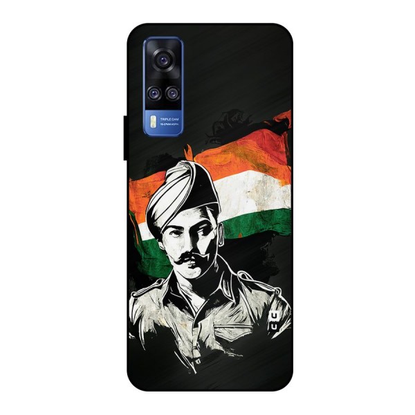 Patriotic Indian Metal Back Case for Vivo Y51