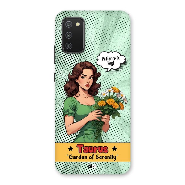 Peaceful Taurus Back Case for Galaxy F02s