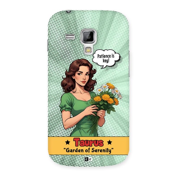 Peaceful Taurus Back Case for Galaxy S Duos