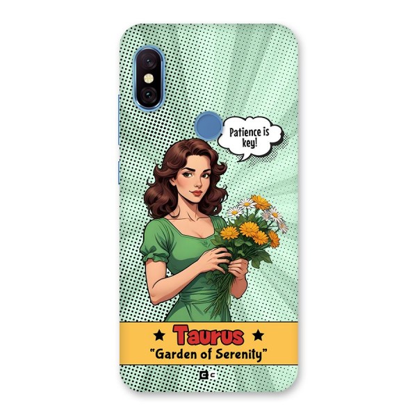 Peaceful Taurus Back Case for Redmi Note 6 Pro