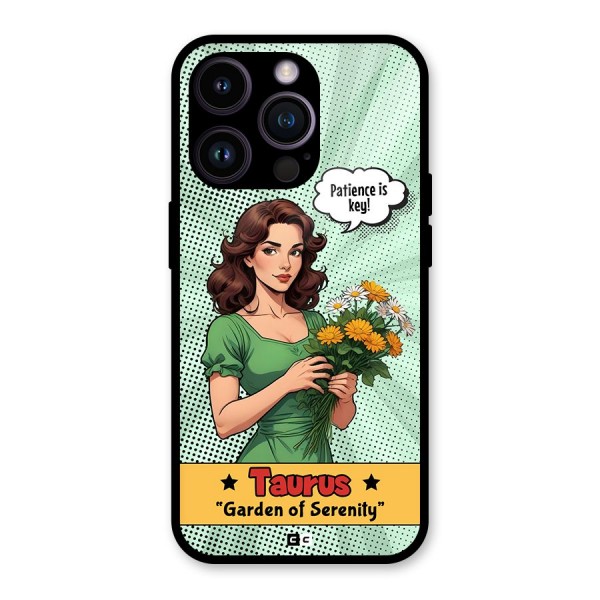 Peaceful Taurus Back Case for iPhone 14 Pro