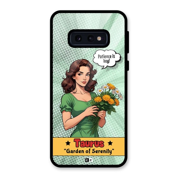 Peaceful Taurus Glass Back Case for Galaxy S10e