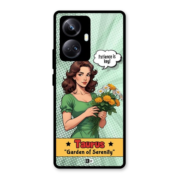 Peaceful Taurus Glass Back Case for Realme 10 Pro Plus