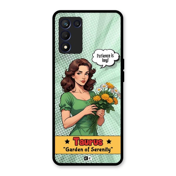 Peaceful Taurus Glass Back Case for Realme 9 5G Speed