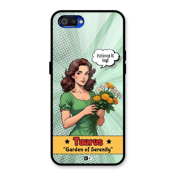 Peaceful Taurus Glass Back Case for Realme C2