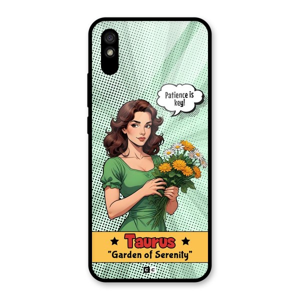 Peaceful Taurus Glass Back Case for Redmi 9i