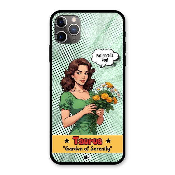 Peaceful Taurus Glass Back Case for iPhone 11 Pro Max