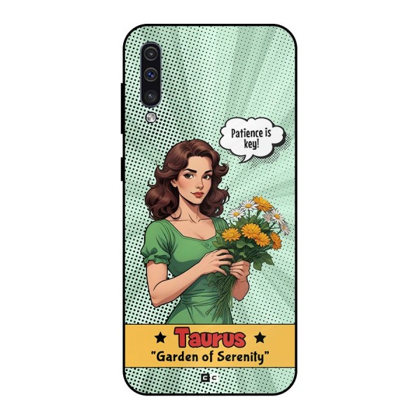 Peaceful Taurus Metal Back Case for Galaxy A50