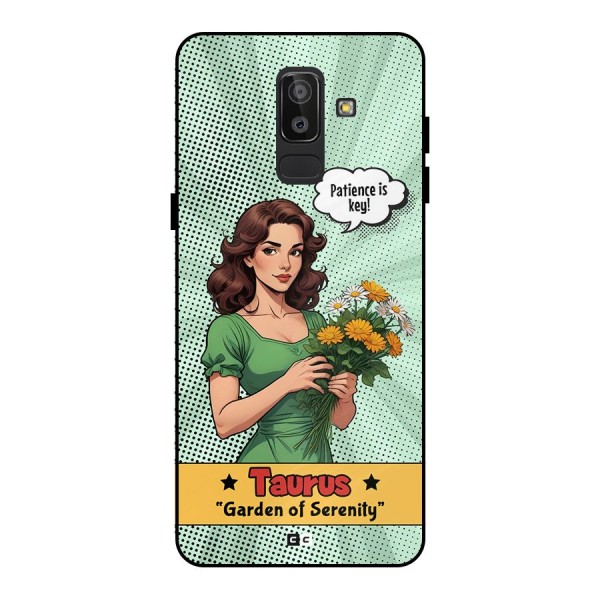 Peaceful Taurus Metal Back Case for Galaxy J8