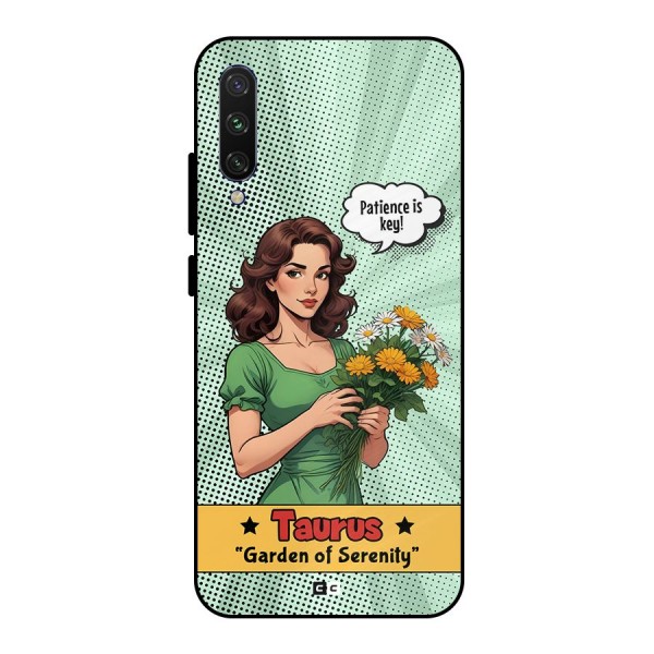 Peaceful Taurus Metal Back Case for Mi A3