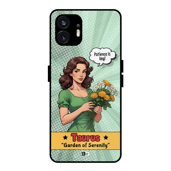 Peaceful Taurus Metal Back Case for Nothing Phone 2