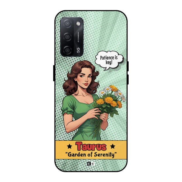 Peaceful Taurus Metal Back Case for Oppo A53s 5G