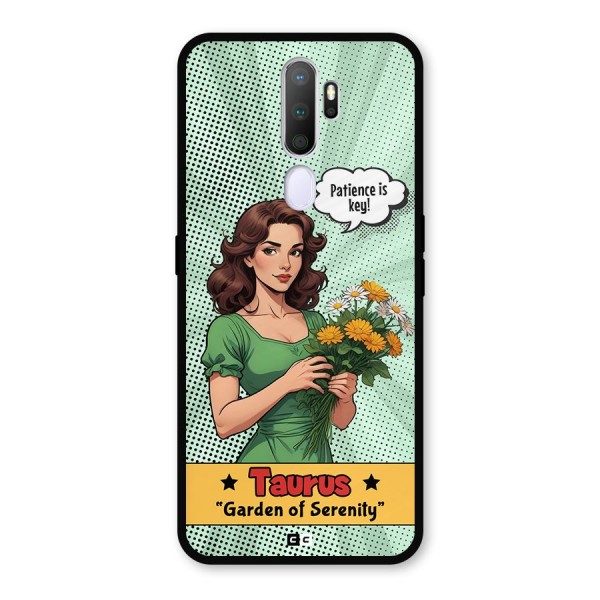 Peaceful Taurus Metal Back Case for Oppo A5 (2020)