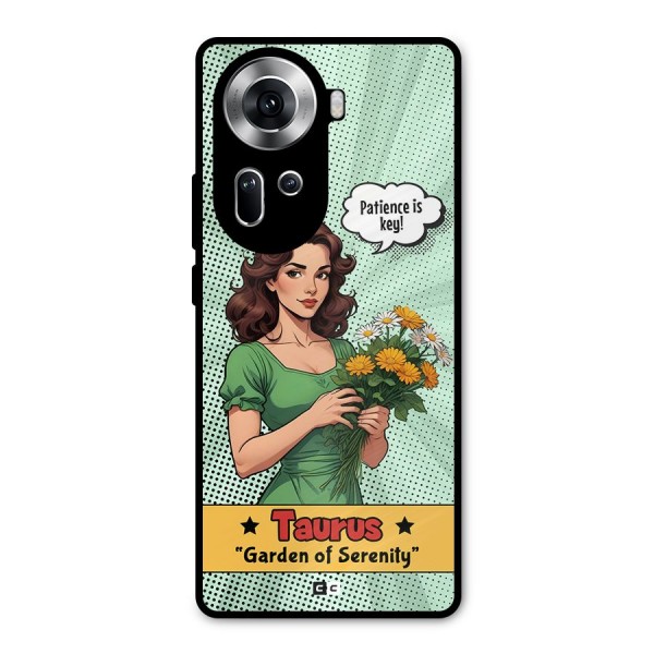 Peaceful Taurus Metal Back Case for Oppo Reno11 5G