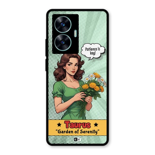 Peaceful Taurus Metal Back Case for Realme C55