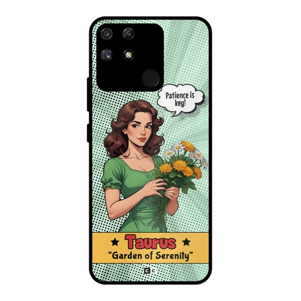 Peaceful Taurus Metal Back Case for Realme Narzo 50A