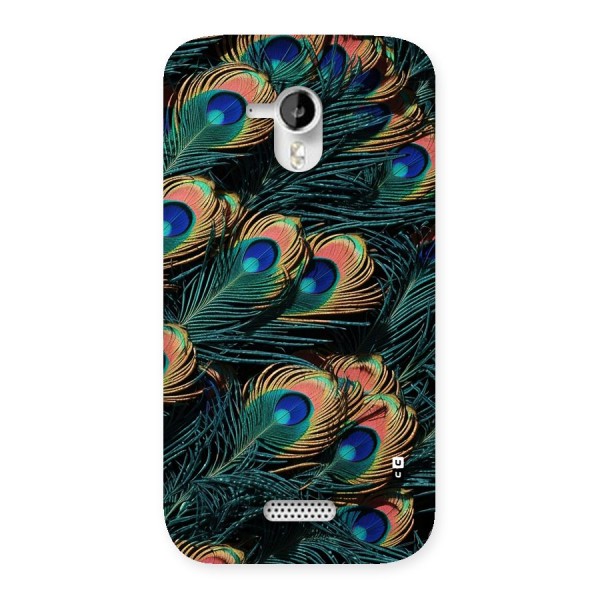 Peacock Feather Art Back Case for Canvas HD A116