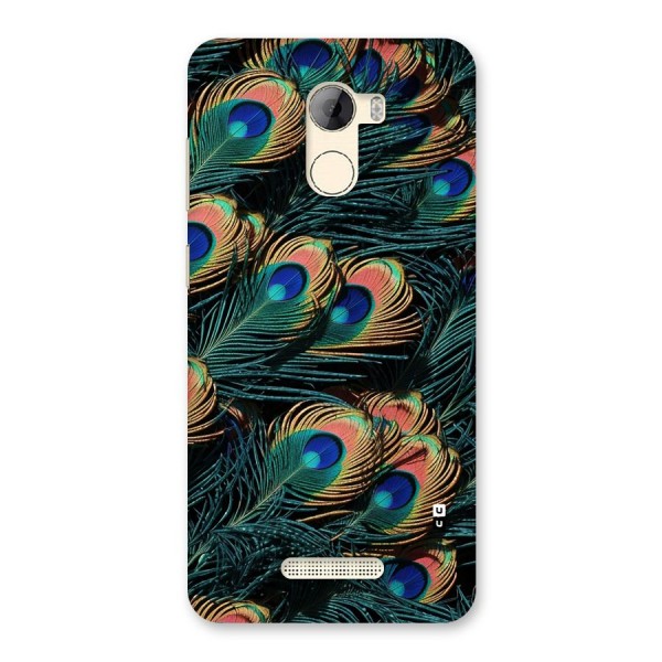 Peacock Feather Art Back Case for Gionee A1 LIte