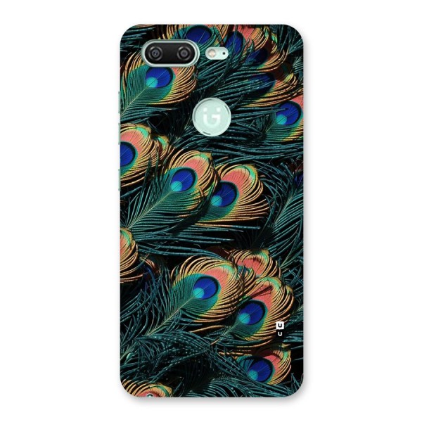 Peacock Feather Art Back Case for Gionee S10